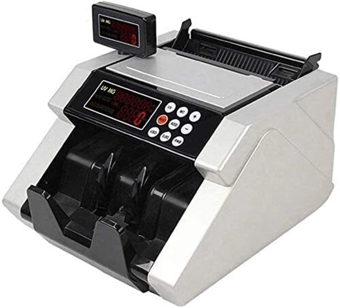 Máquina contadora de Dinero de Grado empresarial con detección de Billetes Falsos Ultravioleta/magnético (UV/MG), Pantalla LCD, Detector de detección de Billetes Falsos para supermercados