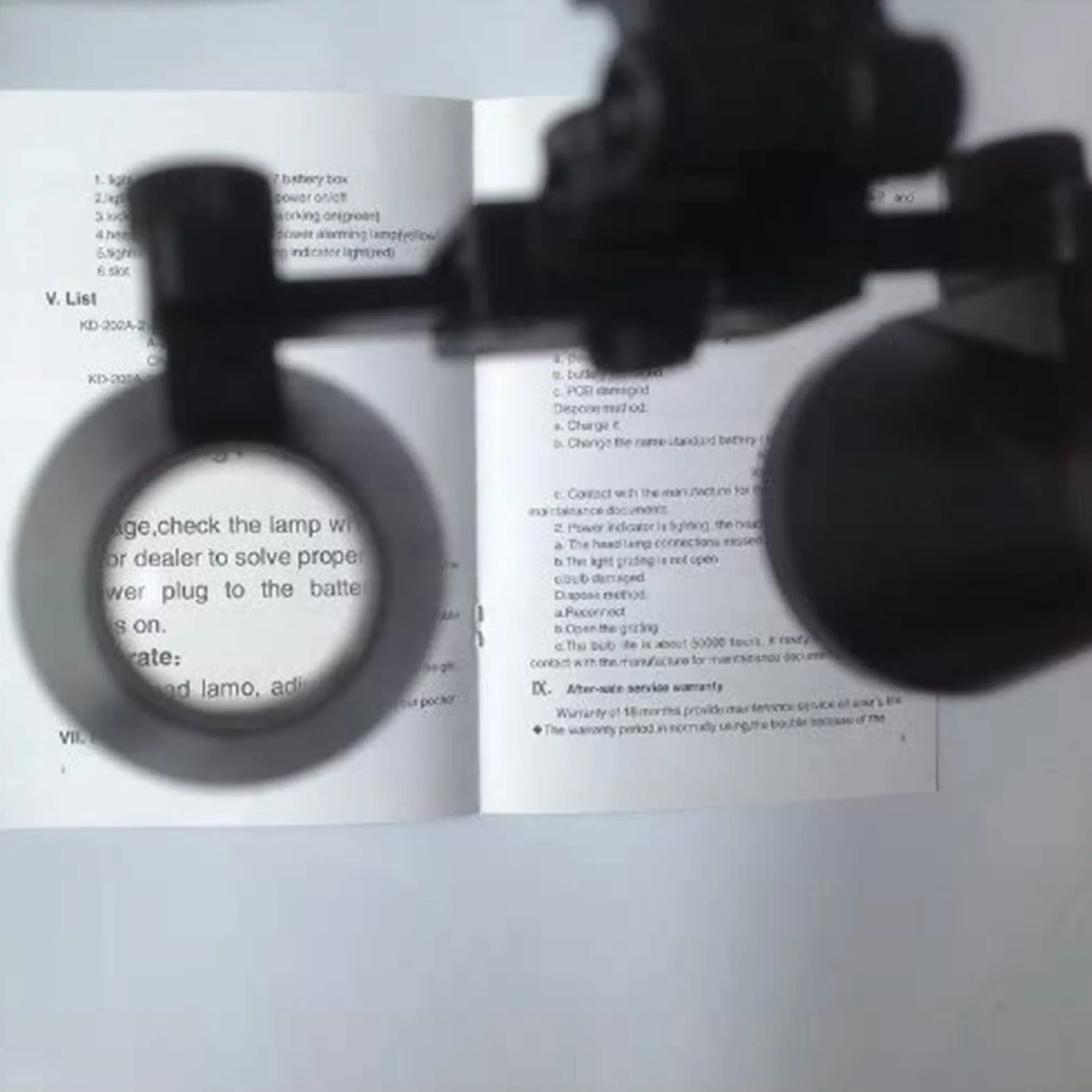 Lupa de Montaje en Cabeza Lupas binoculares Distancia de Trabajo 340-500 mm Lentes ópticas de Aumento Manos Libres para Trabajos cercanos Hobby Craft Reparación de Joyas (3.5X, 340 mm) (420 mm 2.5X)