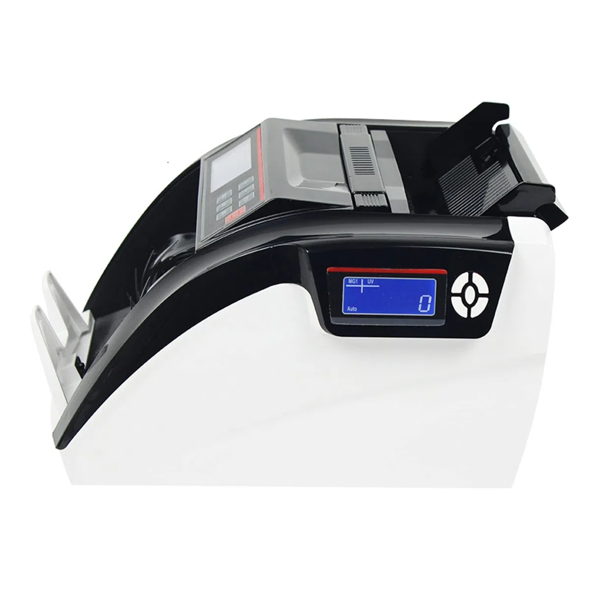 Contador de dinero, Máquina de contador dinero 580 0D UV/3mg LCD Mostrar con 3 monedas multi-monedas magnet la máquina en efectivo