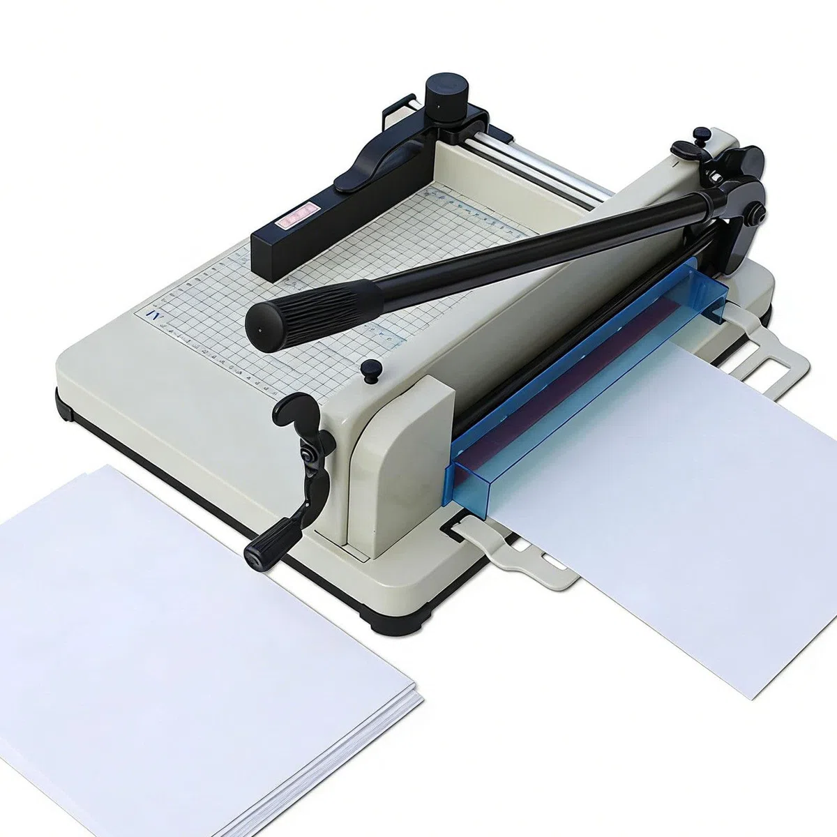 Cortador de papel, cortadora resistente con hoja de 12/17 pulgadas, guillotina A4/A3, corta hasta 400 hojas, para cartulina, fotos, cuero, PVC