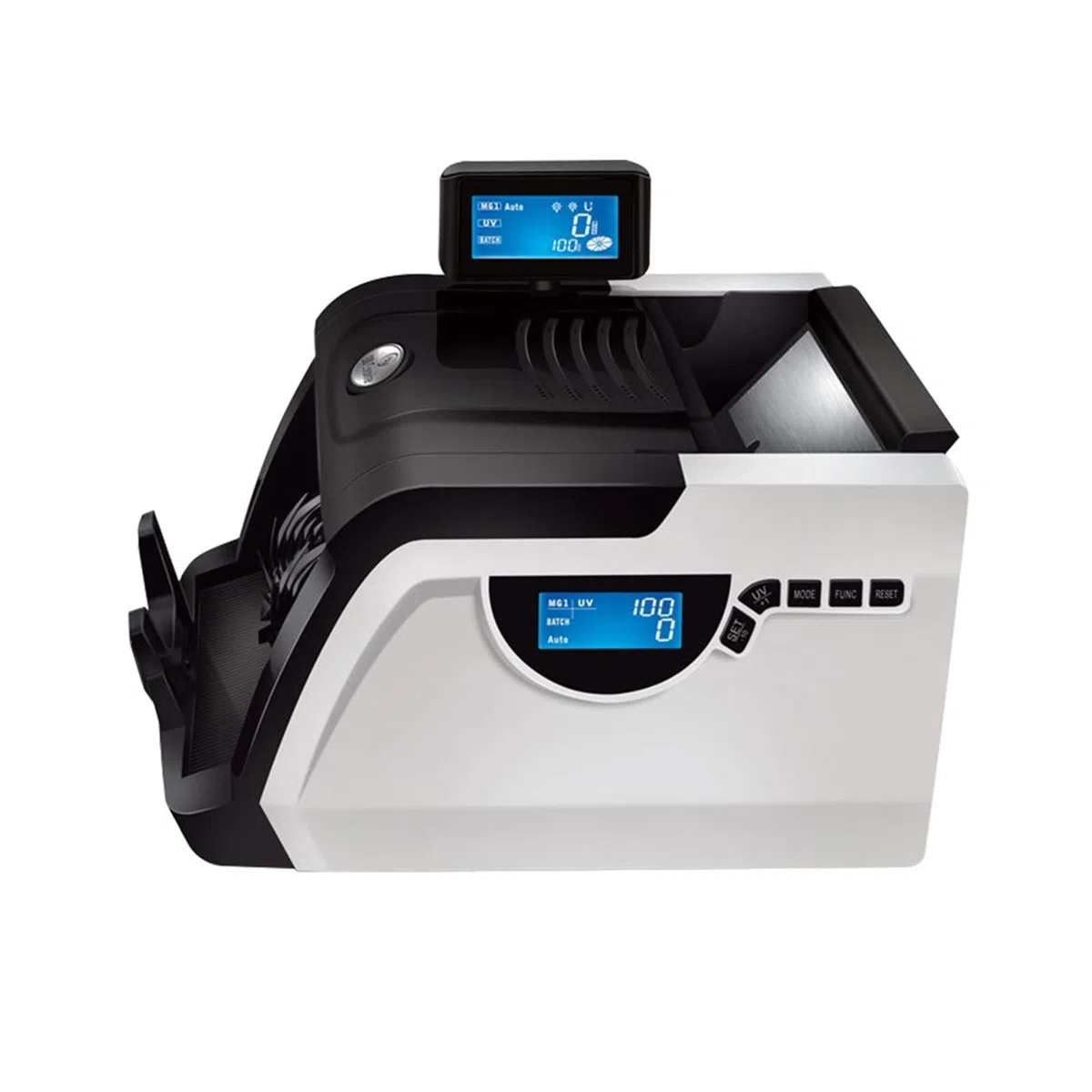 Máquina contadora de dinero, CONTADOR DE MINERO MÁQUINA Multi -moneda UV MG IR Detección de nota falsa en efectivo Contador de dinero Máquina de la factura Contador de efectivo Lcd Mostrar