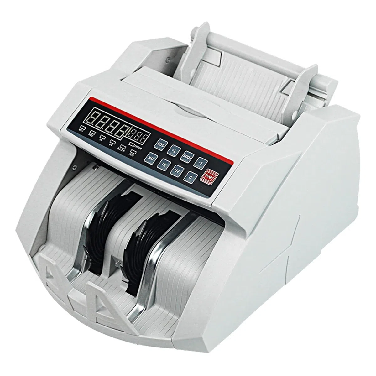 Contadora De Billetes Máquina Contadora De Billetes para Billetes De Papel Y Polímero con Función Uvmg Máquina Contadora De Billetes Detector De Billetes Máquina Contador,LED UV MG