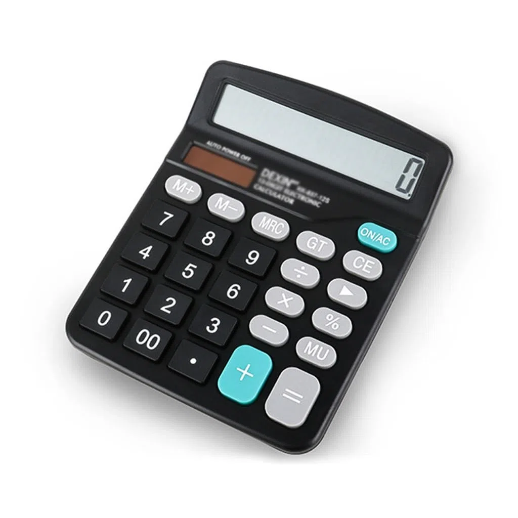 Calculadora de negocios de 12 bits Power Student Desktop Solar Computer Logo Wholesale